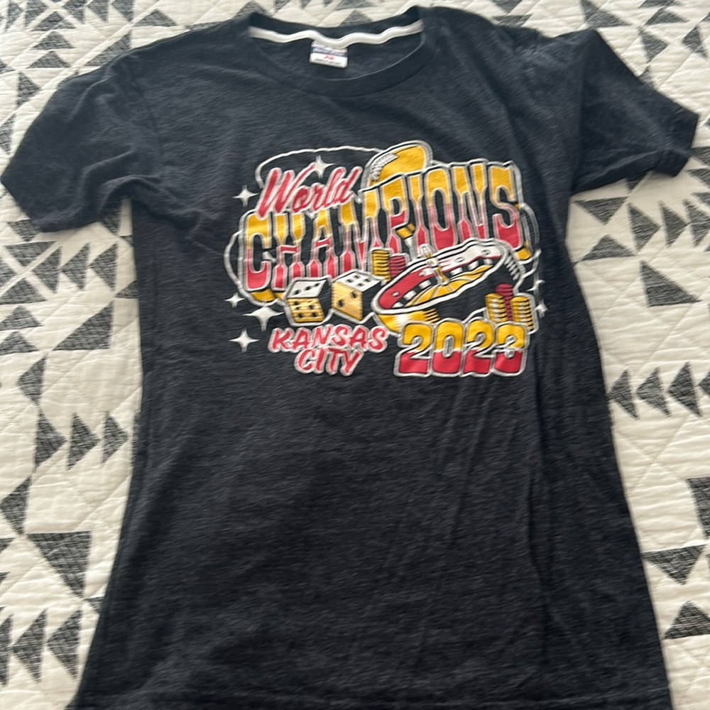 Charlie Hustle Chiefs Championship t shirt